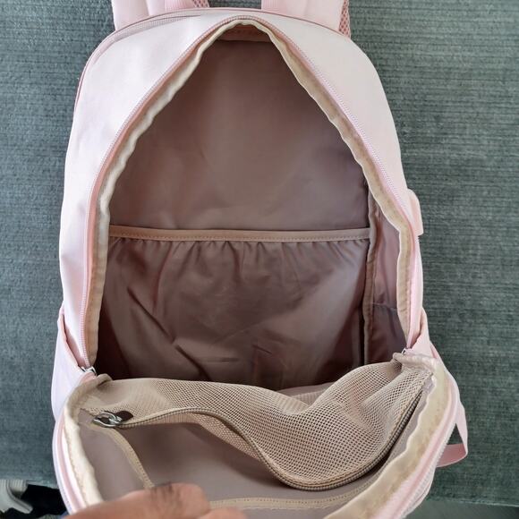 Bagsmart Travel Backpack Womens Pink Bonchemin 15.6 inch Laptop Bookbag Pockets - Picture 6 of 9